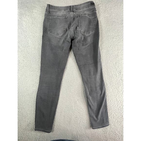 Paige Jeans Womens 30 Black Denim Straight Leg Pockets Verdugo Ankle Stretch - Picture 6 of 8